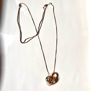 Madewell rings style necklace adjustable length